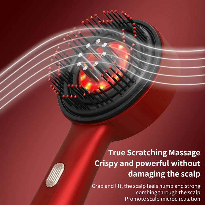 Electric Scalp Massage Comb with Essential Oil Applicator - 16