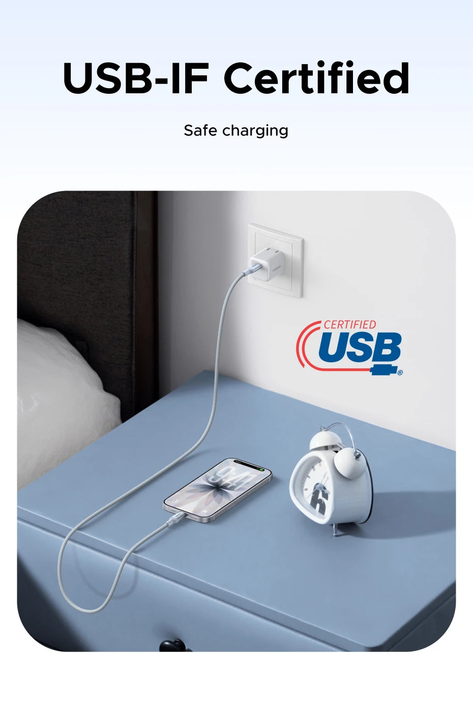 240W USB-C PD3.1 Fast Charging and Data Sync Cable - 10