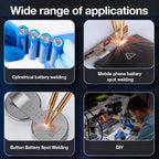 Portable 12-Gear Handheld Spot Welder for DIY Battery Repair