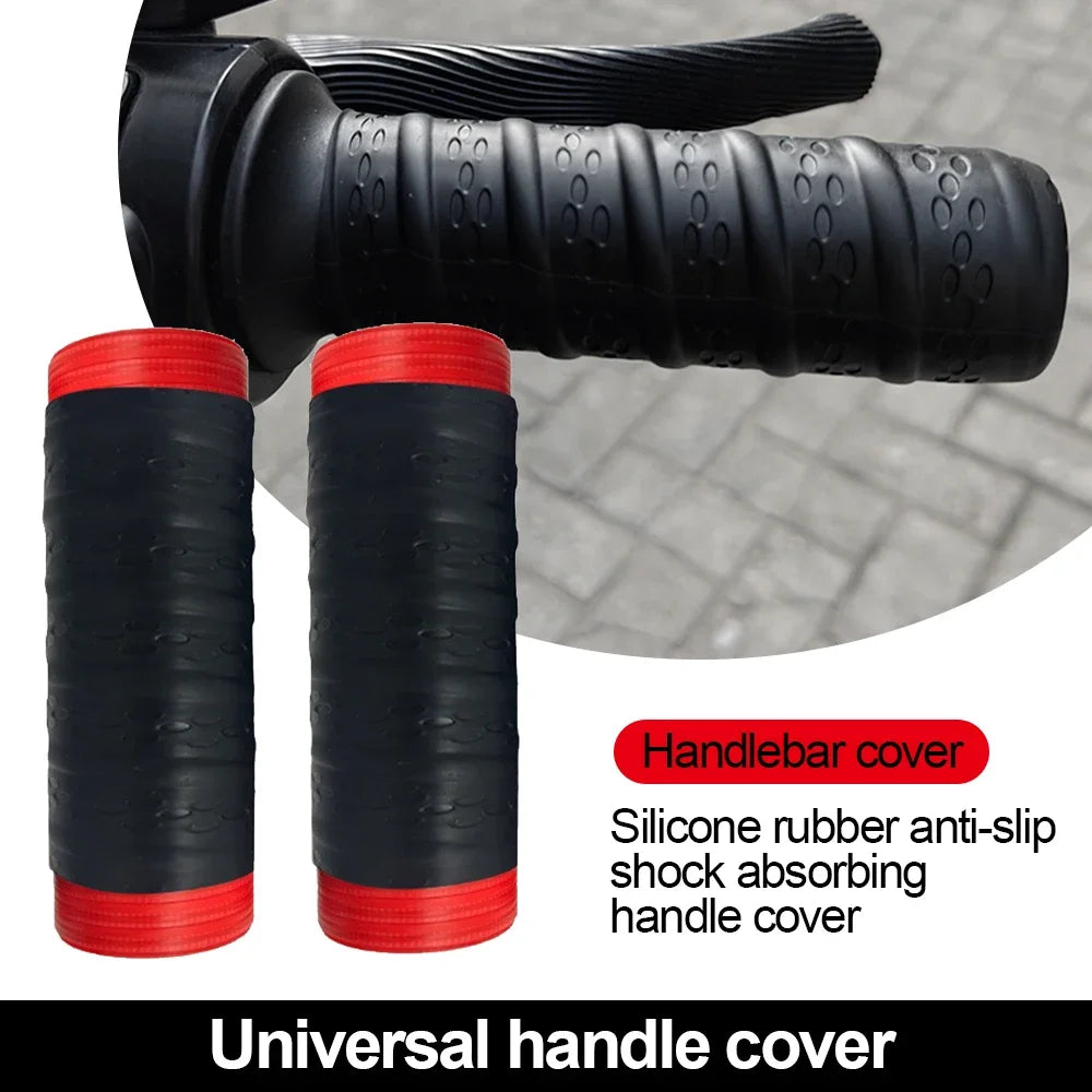 Anti-Vibration Silicone Motorcycle Handlebar Grip Covers