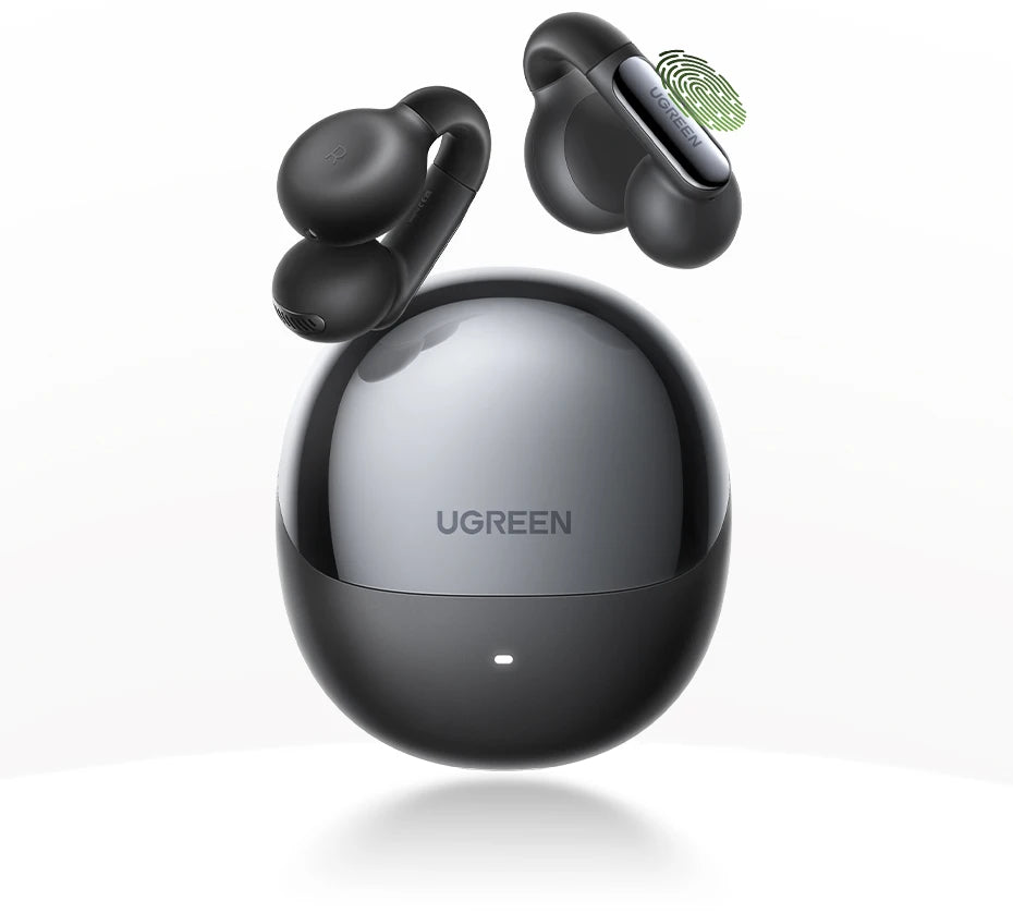 Open Ear Wireless Bluetooth 5.4 Clip-On Sports Earbuds