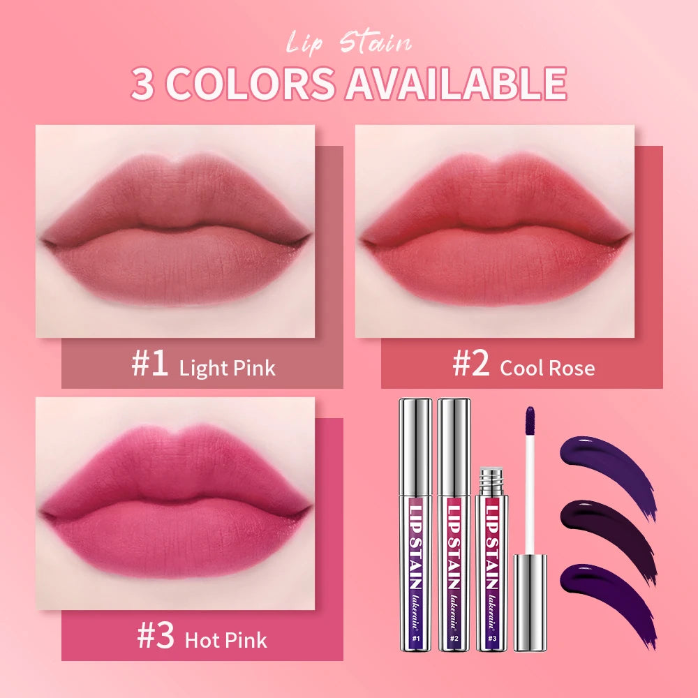 Waterproof Peel-Off Lip Stain Matte Tint