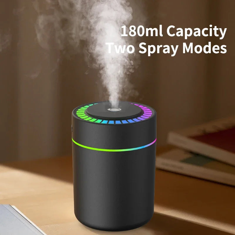 Portable Mini USB Air Humidifier and Essential Oil Diffuser