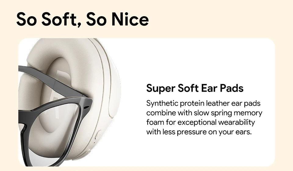 Active Noise Cancelling Bluetooth 5.4 Over-Ear Wireless Headphones - 17