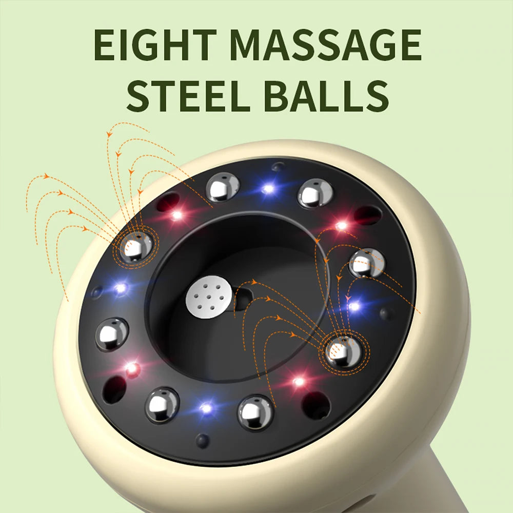 Electric Cordless Body Massage and Scraping Tool - 17