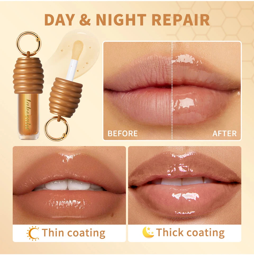 Moisturizing Honey and Chocolate Lip Gloss Set - 9