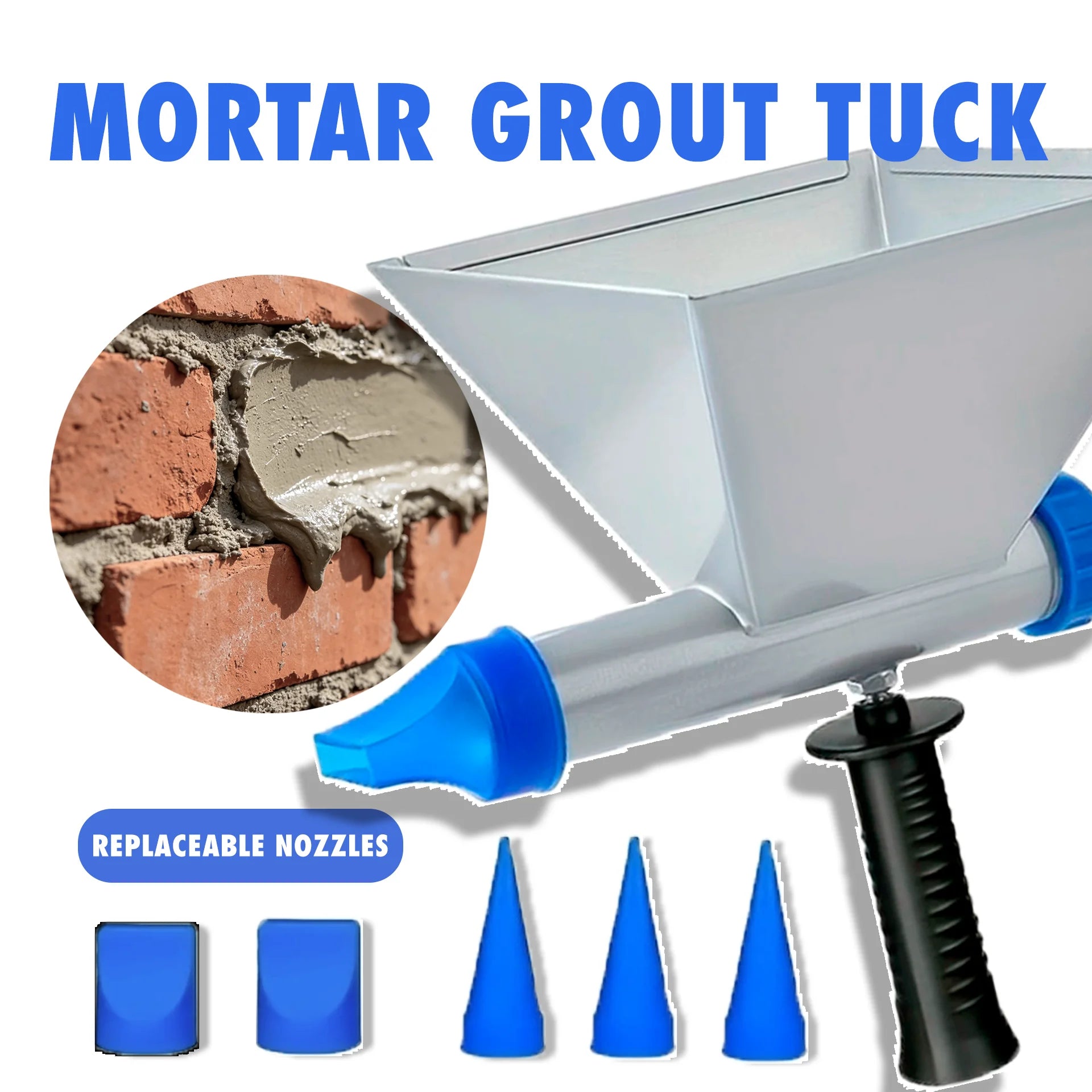 Automatic Mortar Grout Gun for Masonry and Tile Filling - 7