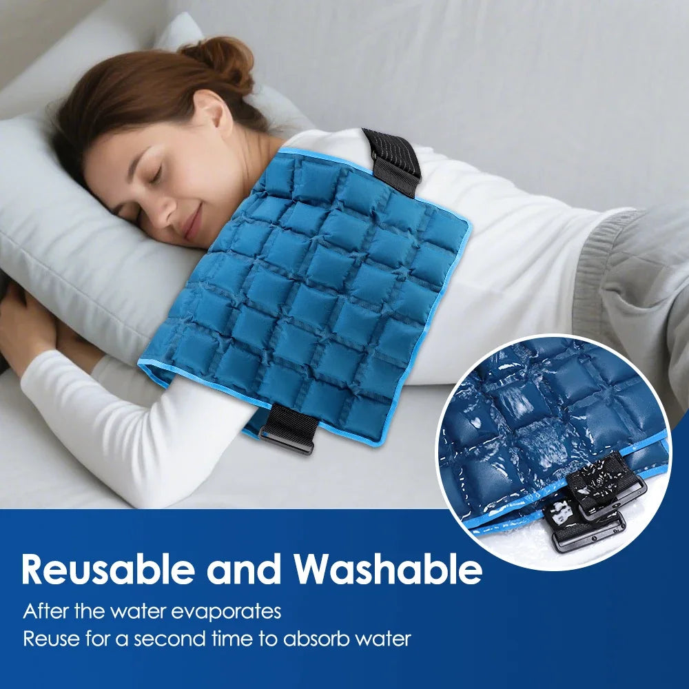Reusable Hot and Cold Therapy Wrap for Back and Joint Pain Relief