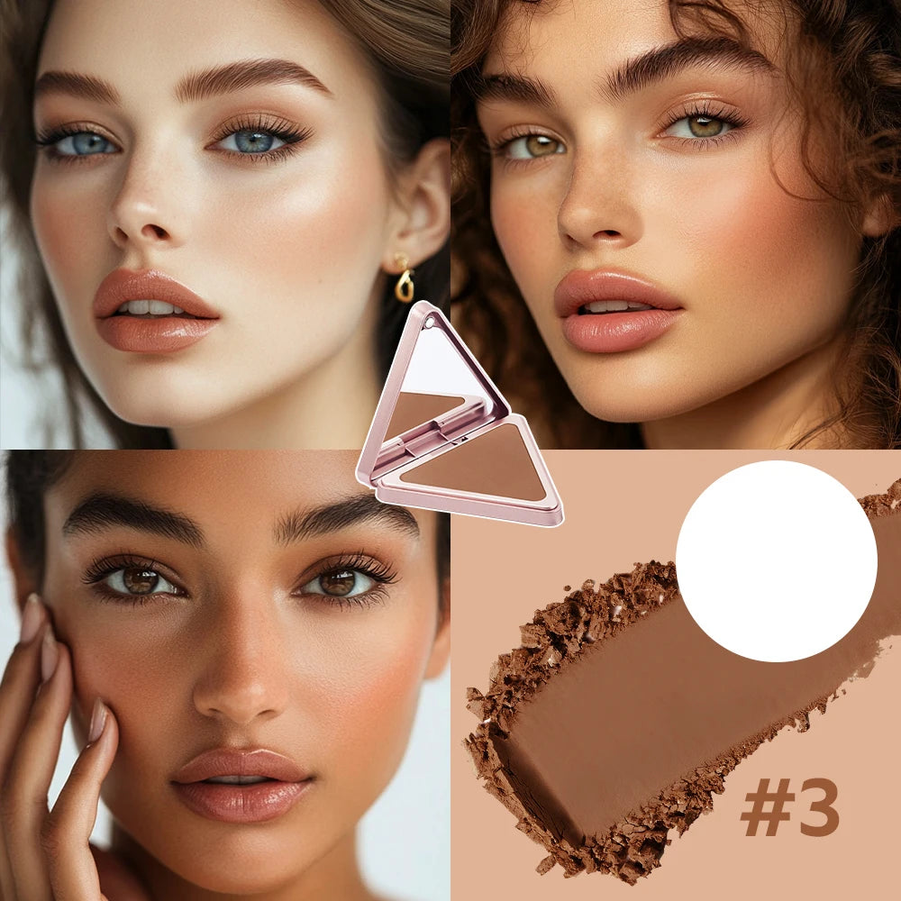 Matte Bronzer Contour Powder for Face Sculpting