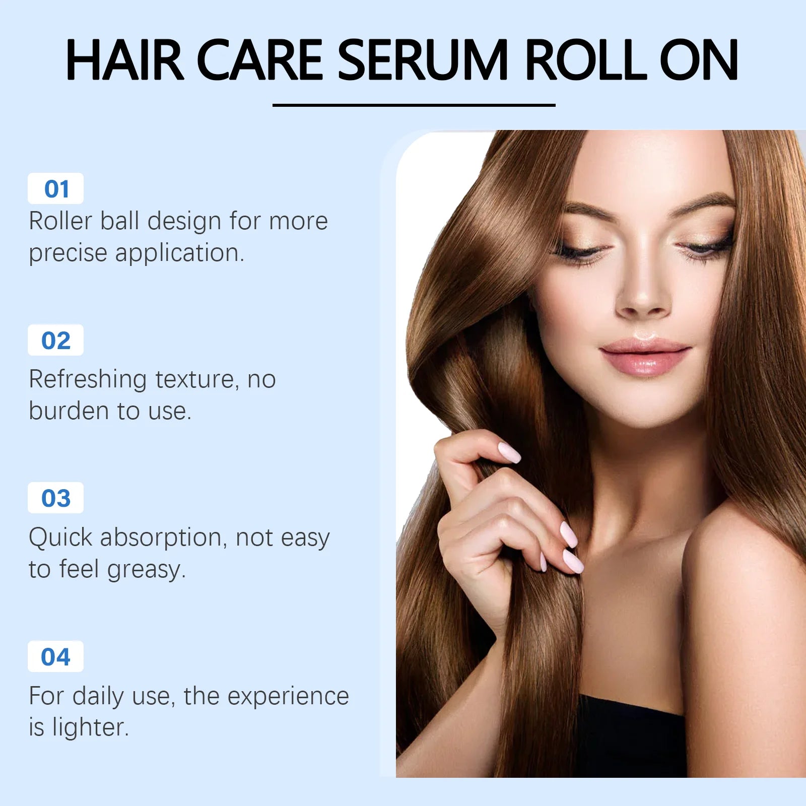 Rosemary Scalp Nourishing Hair Growth Serum Roller - 8