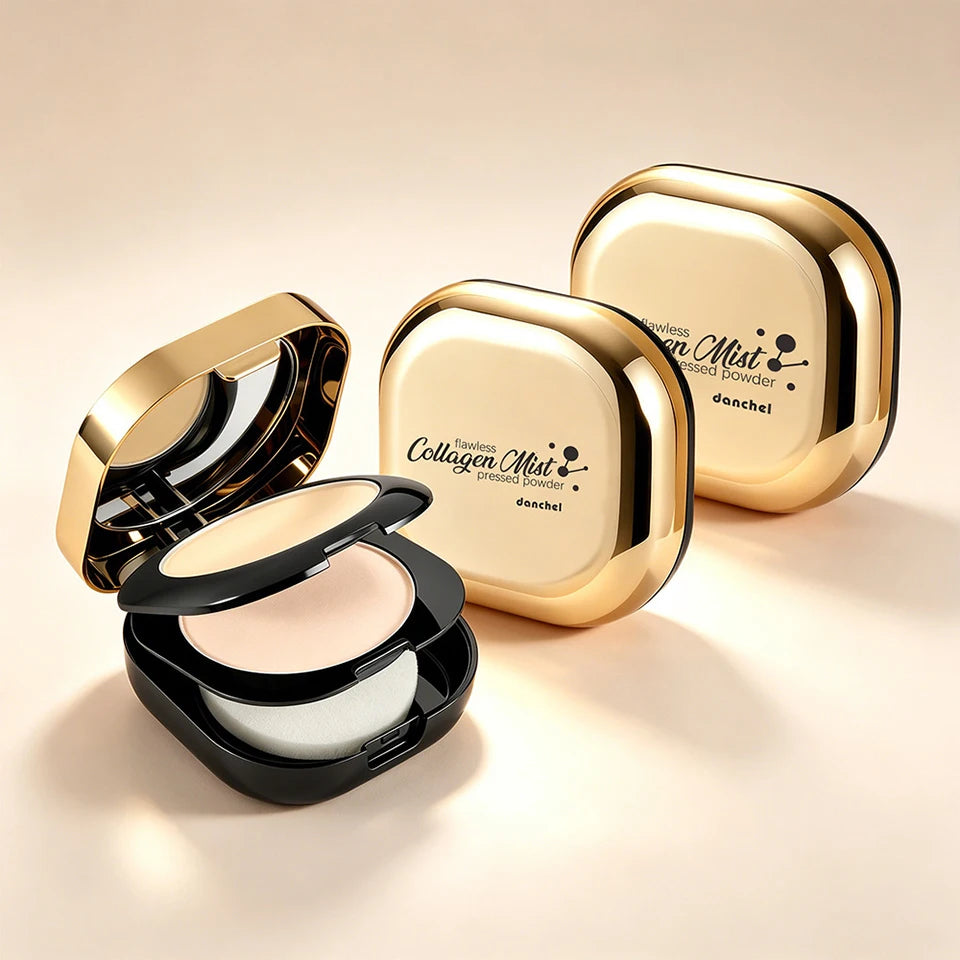 Double Layer Oil Control Pressed Powder for Matte Finish