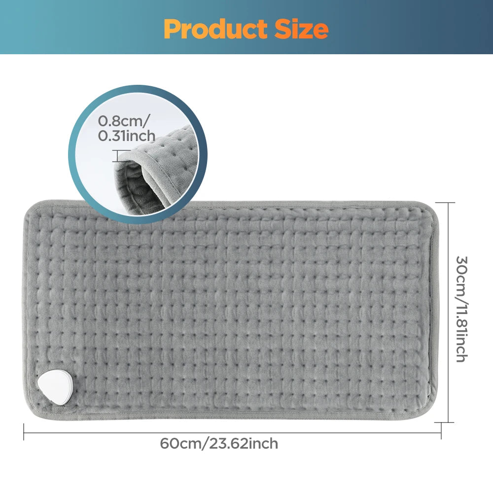 Electric Heating Pad for Back and Muscle Pain Relief