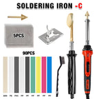 Plastic Repair Welding Iron Tool for Car Bumpers and Leather
