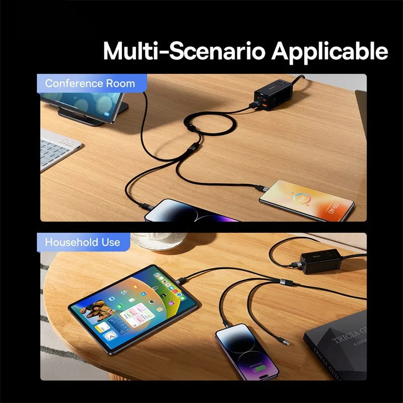 3-in-1 Fast Charging Multi-Cable for Phone and Tablet