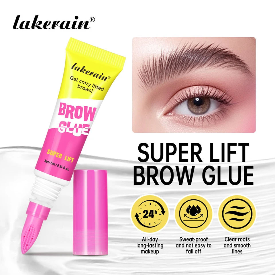 Brow Lamination Gel with Built-in Comb for Lifted Brows