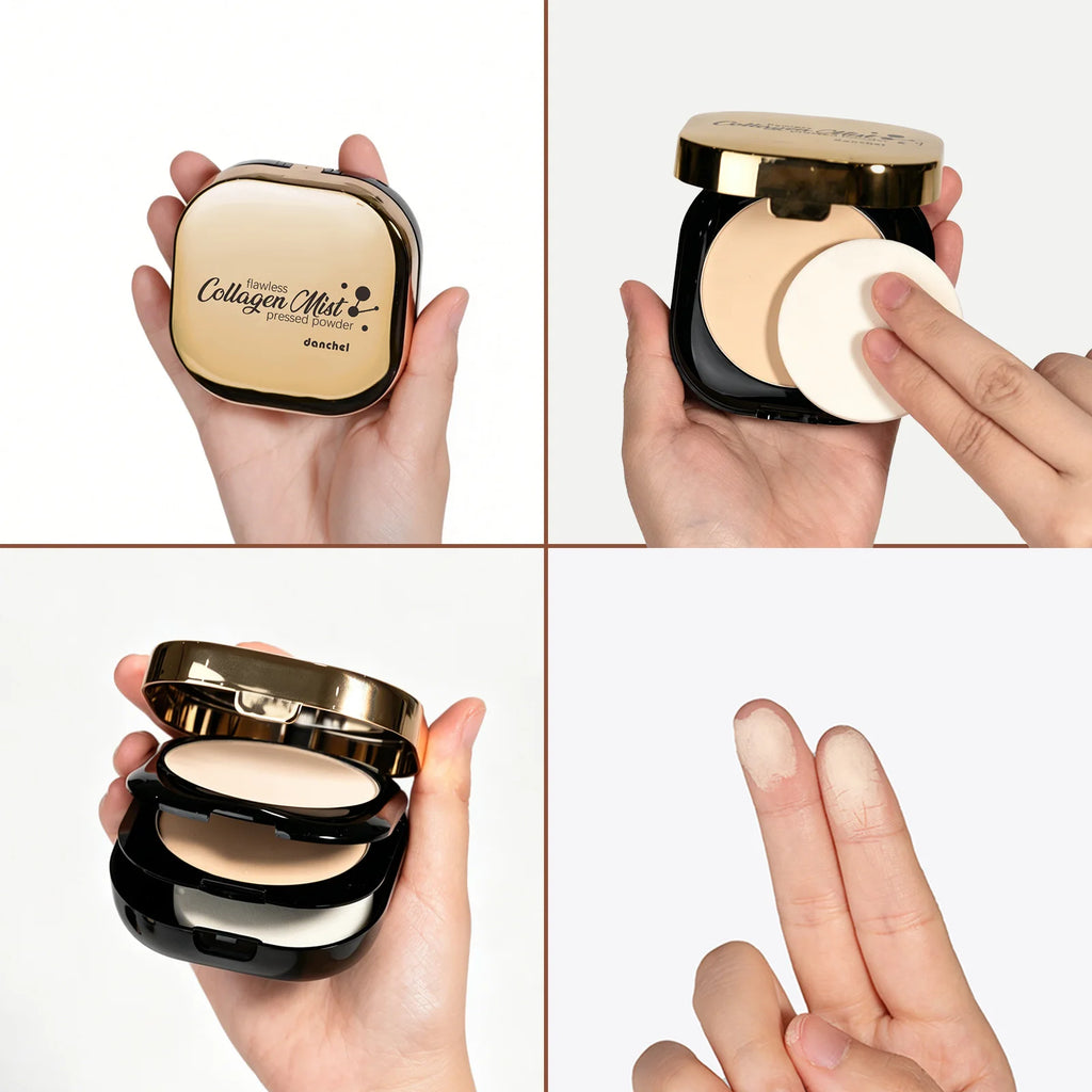 Double Layer Oil Control Pressed Powder for Matte Finish