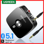 Bluetooth 5.1 RCA & 3.5mm Wireless Audio Receiver with aptX HD