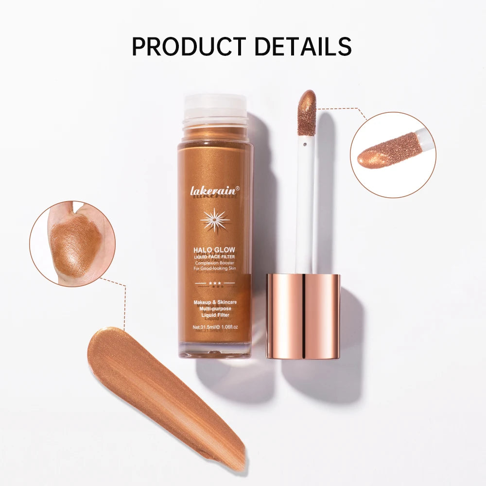 Liquid Glow Face Highlighter and Illuminating Filter