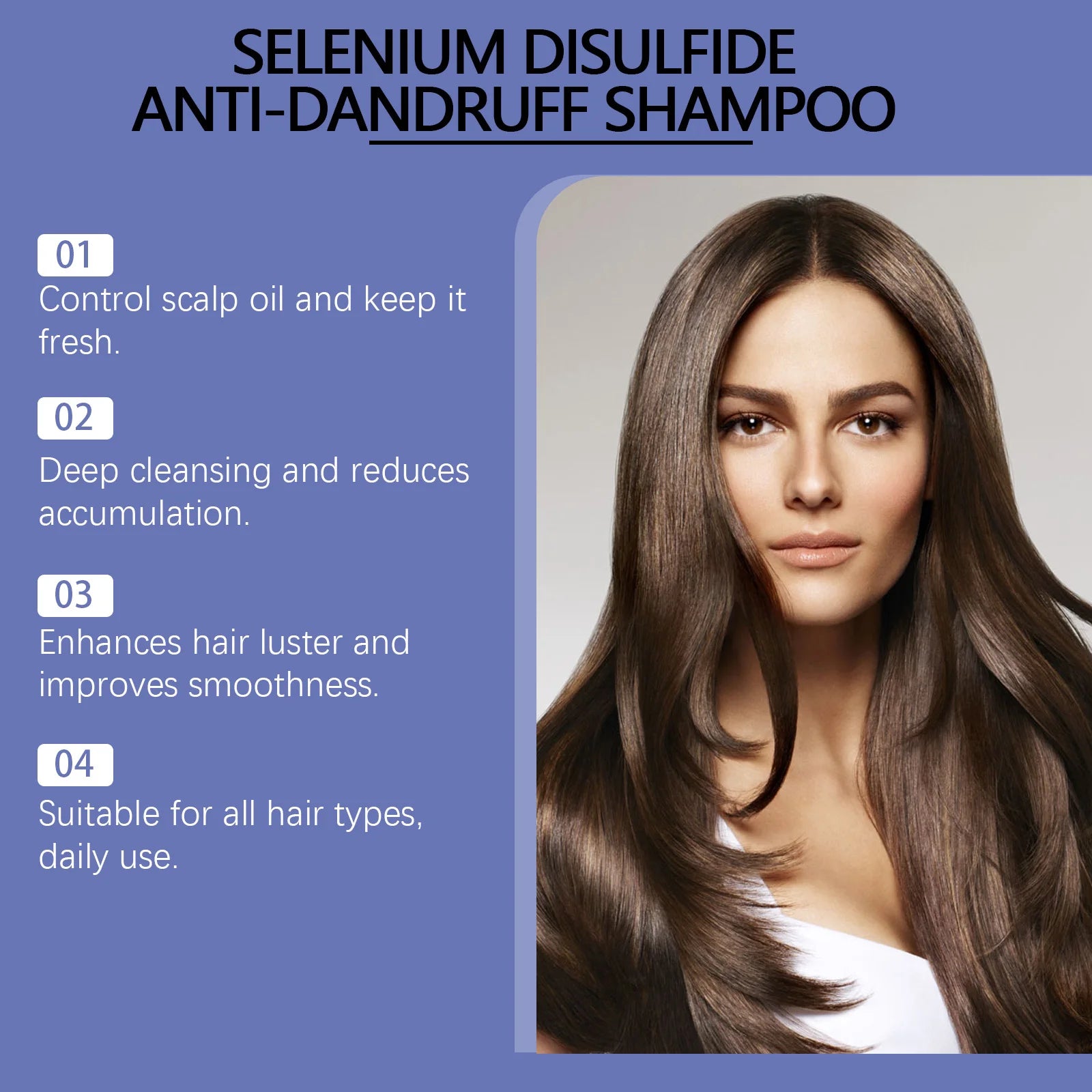 Selenium Disulfide Anti-Dandruff Scalp Treatment Shampoo - 15