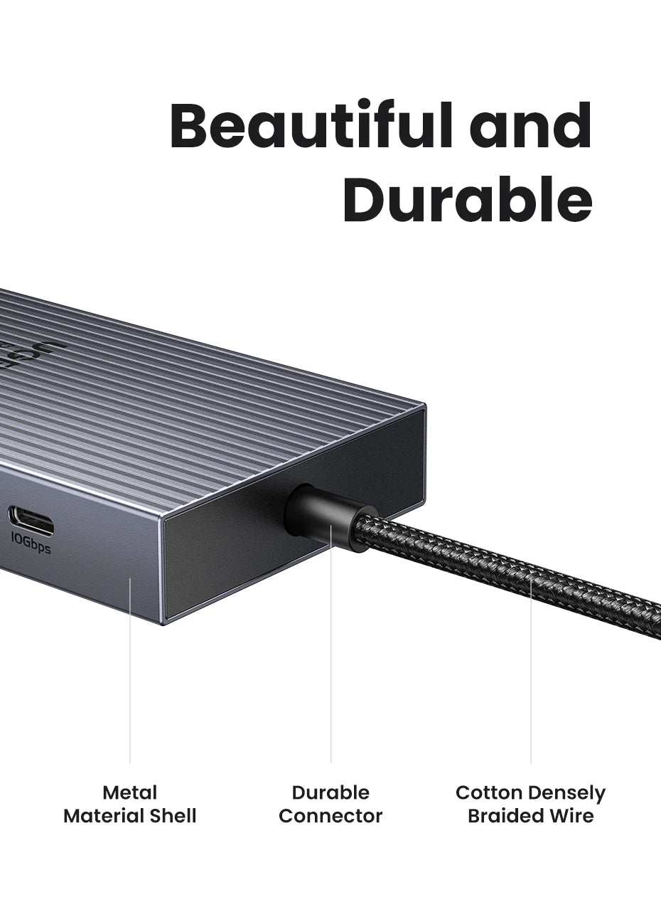 10-in-1 USB-C Docking Station with Dual 4K 60Hz HDMI and 100W PD
