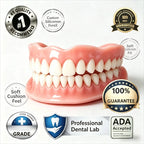 Comfort Denture Adhesive Support for Missing Teeth