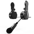 Motorcycle Helmet Wireless Bluetooth 5.3 Headset with Handsfree Mic