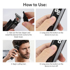 Professional Cordless Hair Trimmer and Grooming Clipper