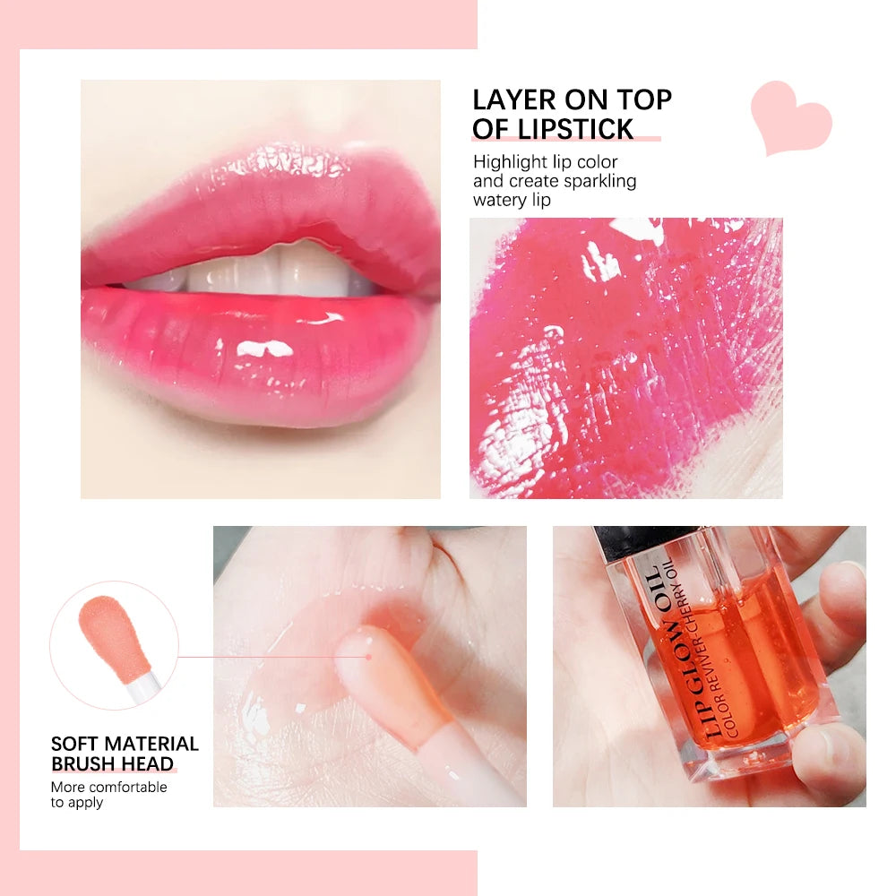 Hydrating Crystal Jelly Lip Glow Oil - 4