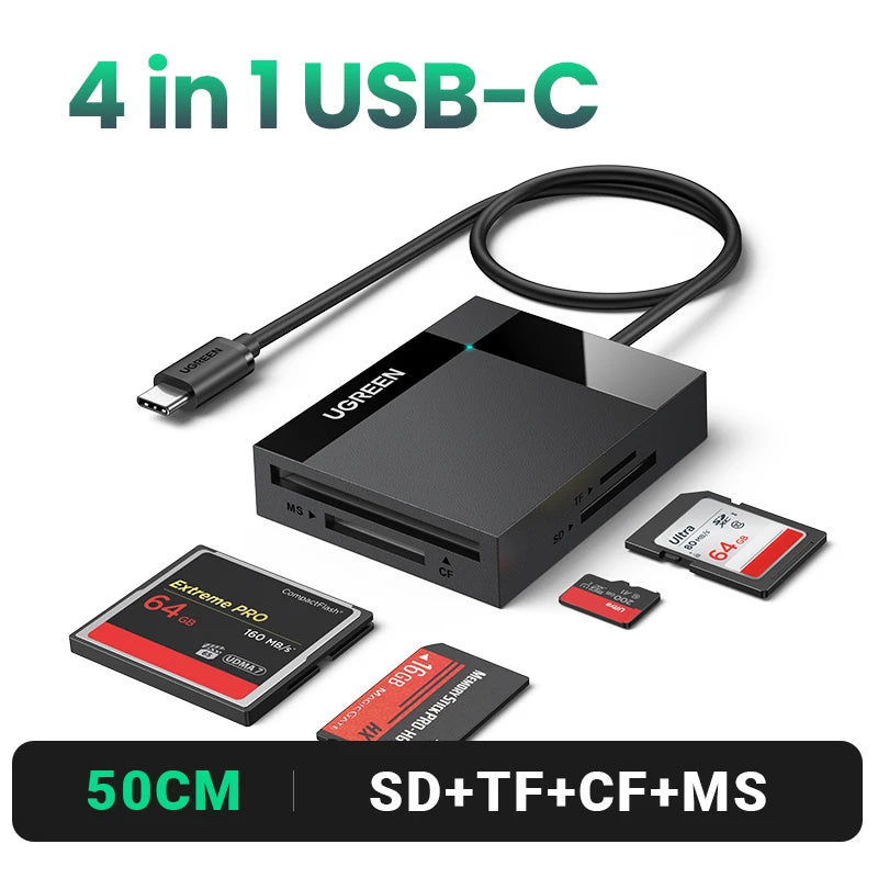 2-in-1 USB 3.0 SD and Micro SD Memory Card Reader Adapter - 27
