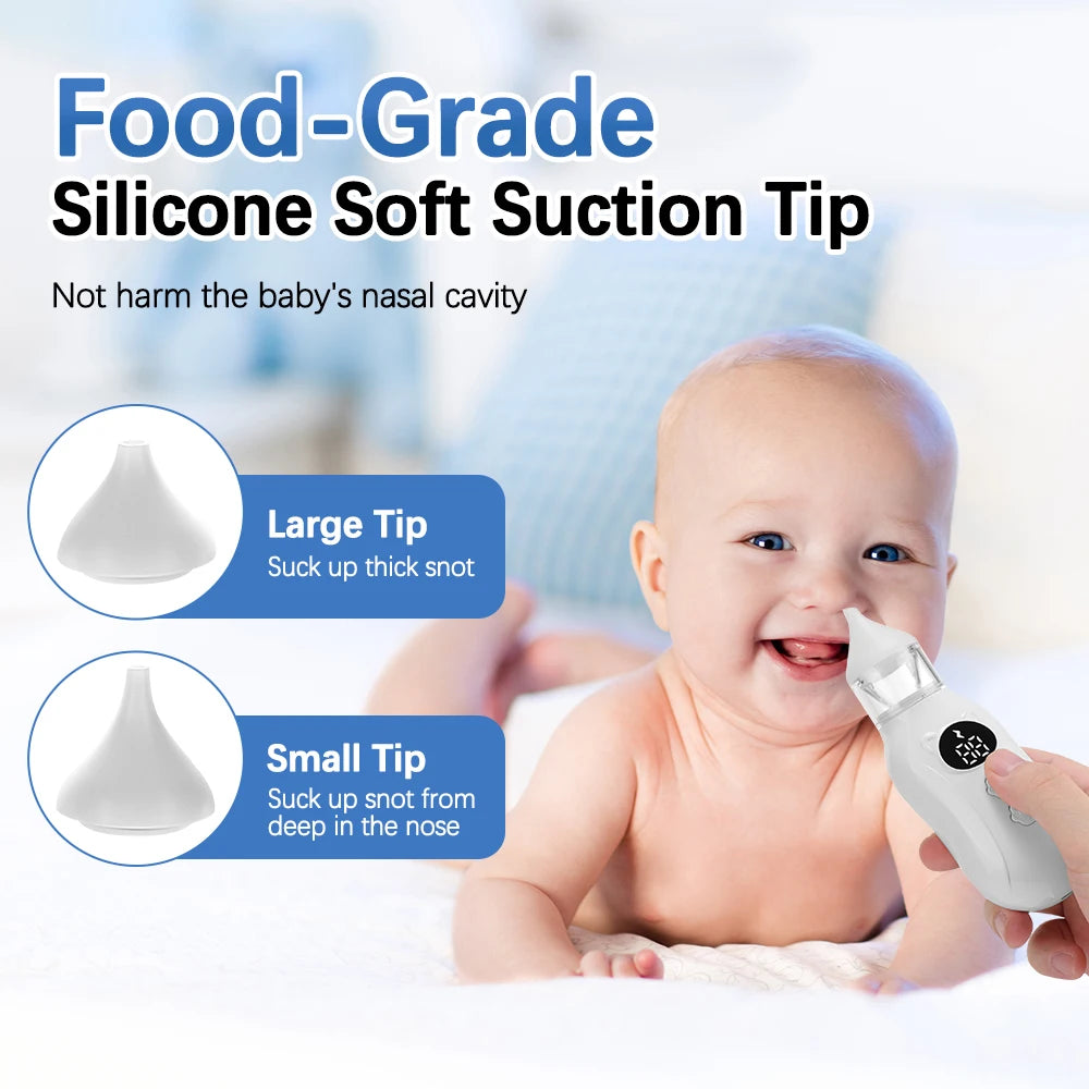 Electric Baby Nasal Aspirator with Music and Suction Control - 14