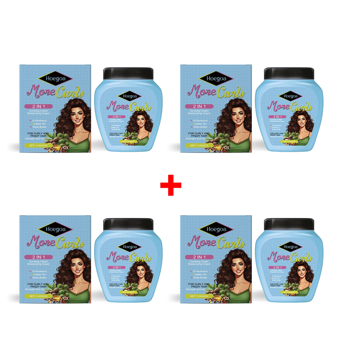 Curl Defining and Moisturizing Hair Cream for Frizzy Hair