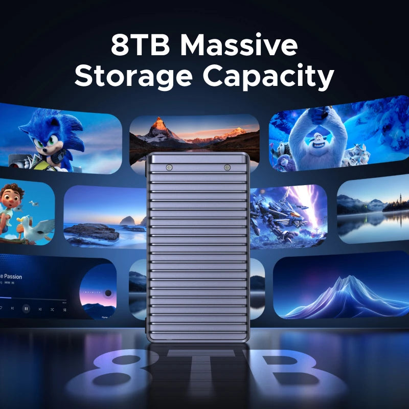 40Gbps USB4 NVMe SSD Enclosure for High-Speed Data Transfer