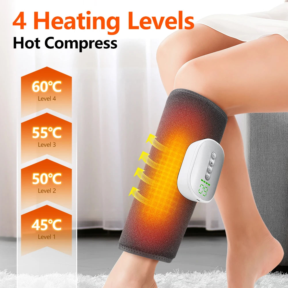 Wireless Heated Calf Compression Leg Massager - 3