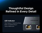 RJ45 1 to 2 Ethernet Network Splitter Adapter
