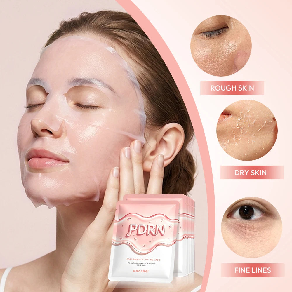 Salmon DNA PDRN Vitamin Gel Sheet Mask for Face Hydration