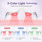 Red Light LED Eye Massager for Puffiness and Dark Circles