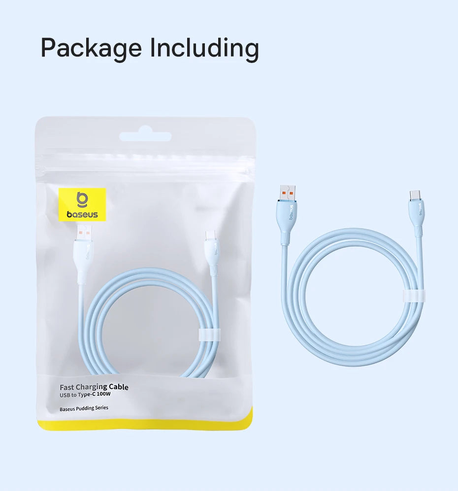 100W Fast Charging USB-C Data Cable
