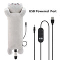 USB Heated Cat Plush Pillow for Pain Relief