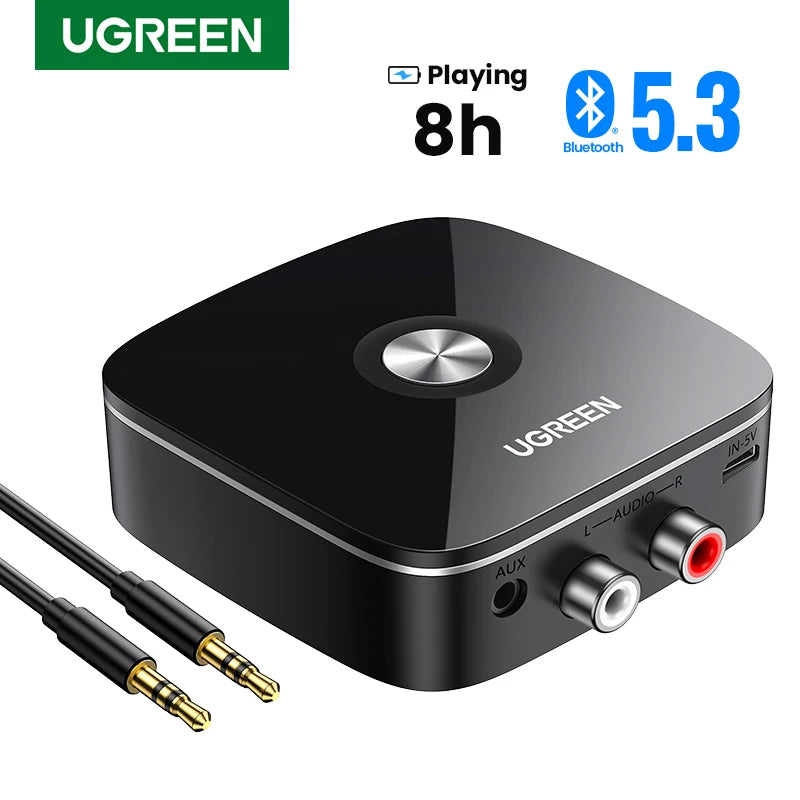 Bluetooth 5.3 Audio Receiver for Home Stereo and Speakers