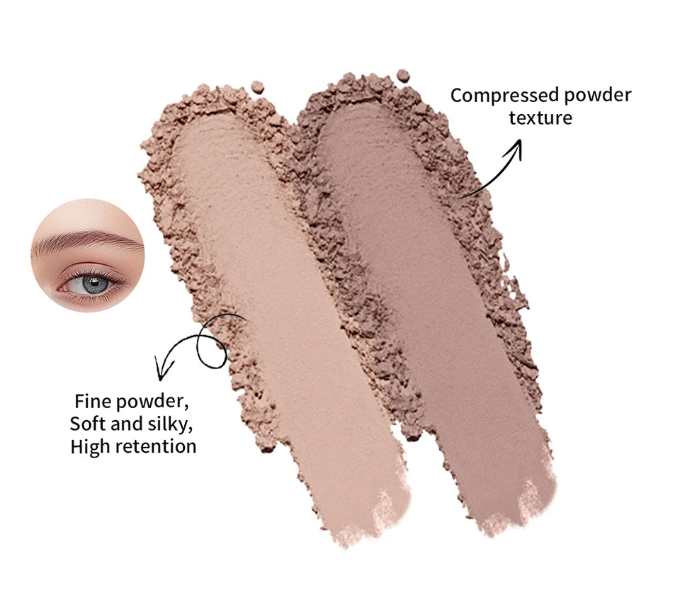 Two-Color Eyebrow Powder Duo for Natural Brows and Contouring - 11