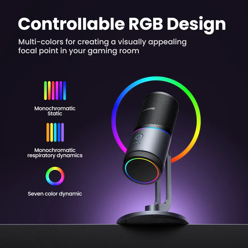 USB Condenser Microphone for Gaming Streaming and Recording - 3