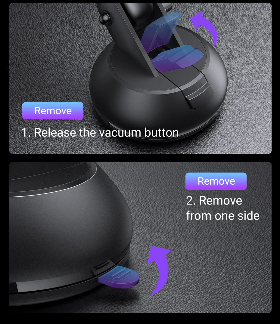 3-in-1 Magnetic Car Phone Mount for Dashboard and Air Vent - 14