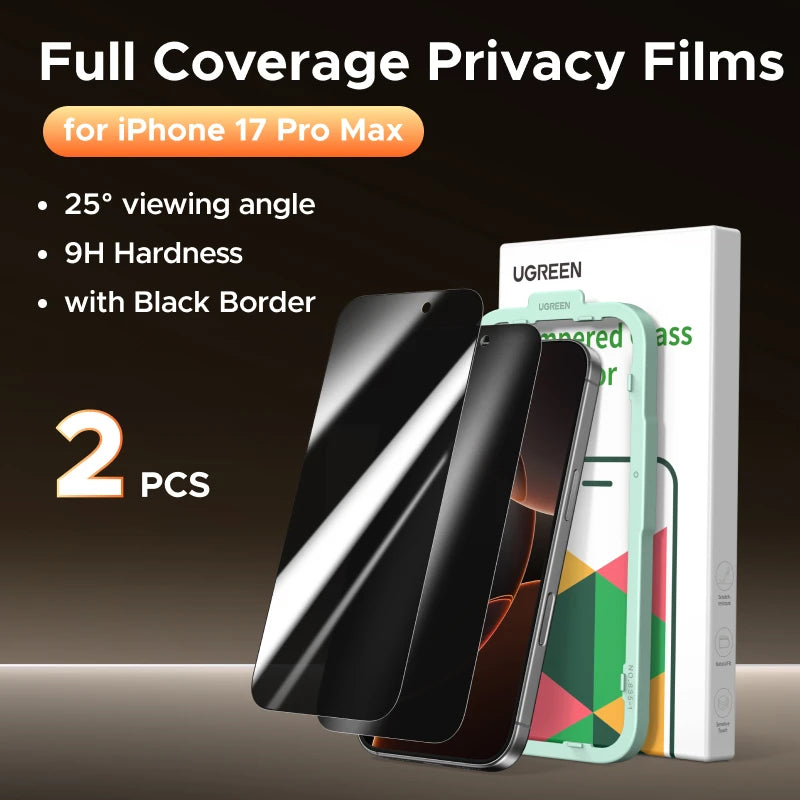 Anti-Spy Tempered Glass Privacy Screen Protector for iPhone