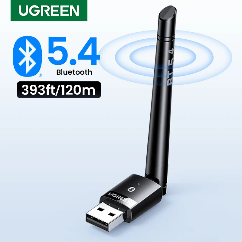 Bluetooth 5.4 USB Adapter for PC Wireless Connectivity