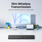 Wireless Bluetooth Multi-Device Keyboard for Laptop Tablet PC