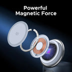 2-in-1 Qi2 Magnetic Wireless Charger for Phones and Earbuds