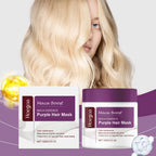 Purple Hair Mask and Shampoo Set for Color Protection and Repair