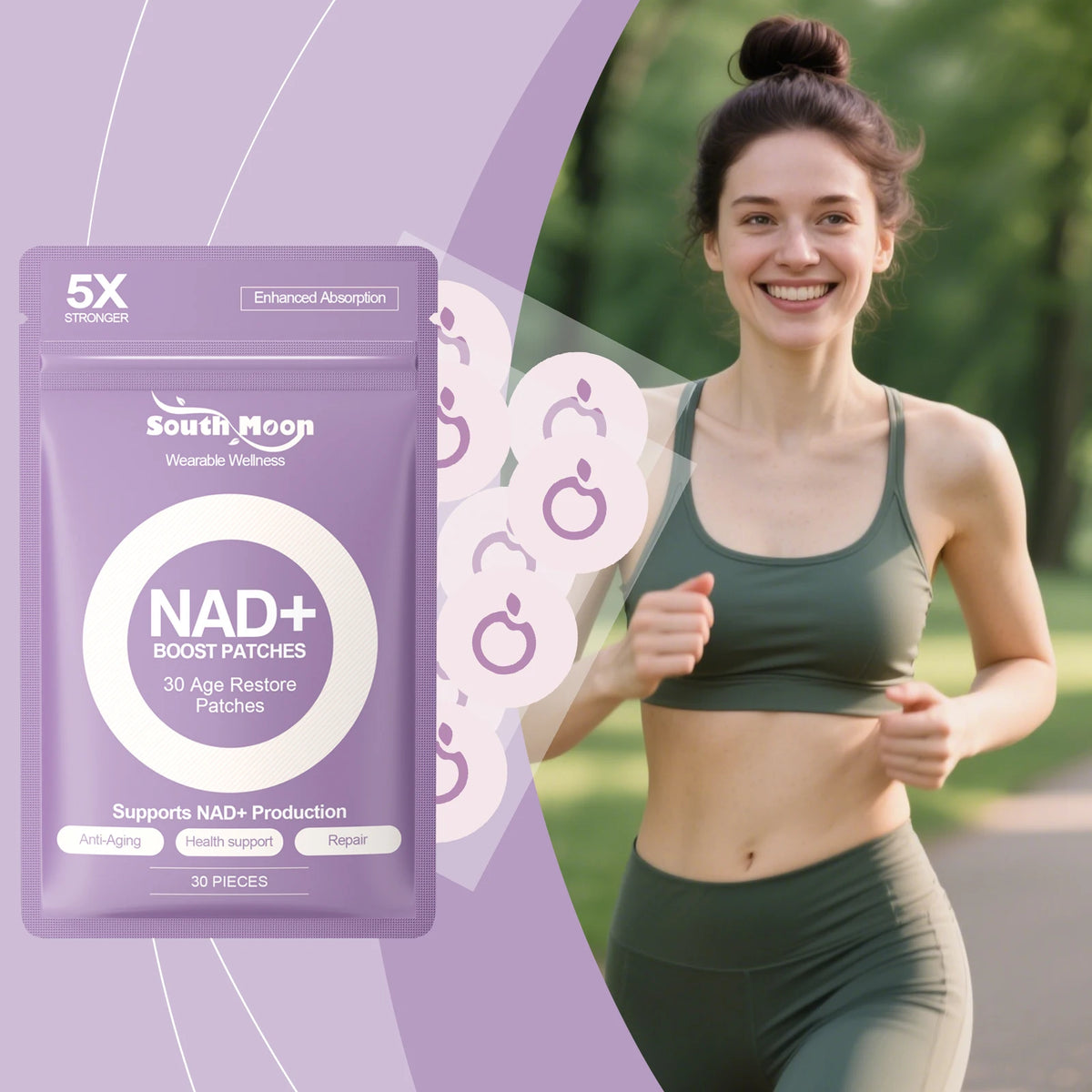 NAD+ Boost Age Restore Wellness Patches