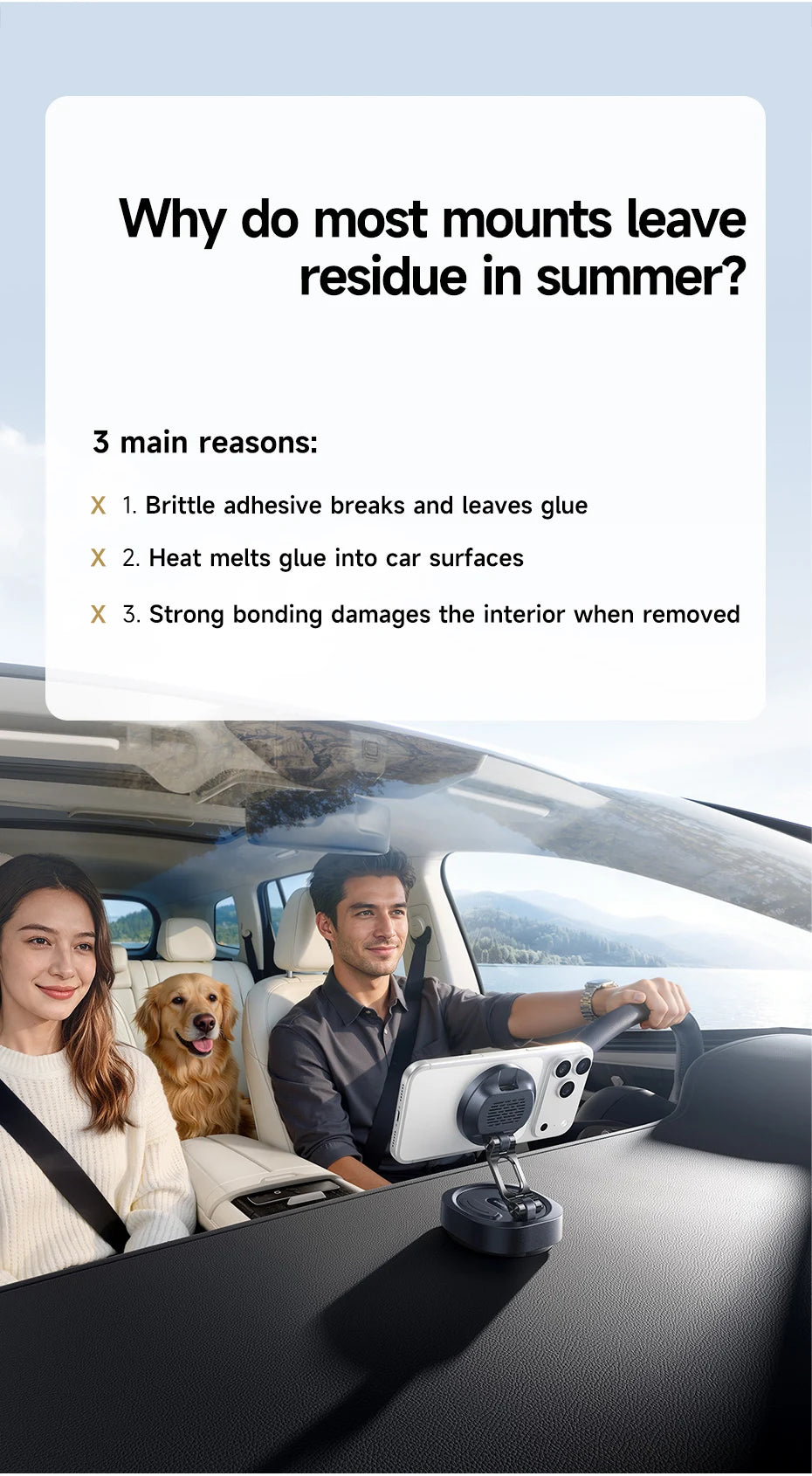 Magnetic Wireless Charging Car Mount with Vacuum Suction - 14