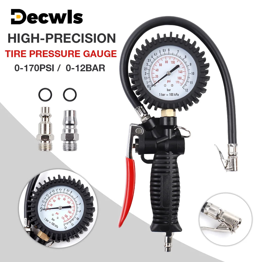 Heavy-Duty Digital Tire Inflator with Pressure Gauge 0-170 PSI